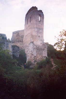 Les ruines du château de la Comtsse Bathory