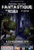 La 8e édition du Festival du Film Fantastique de Rouen aura lieu du 4 au 6 novembre 2016.