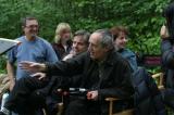 Dario Argento dirige le tournage